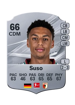 Suso - 66 - Rare EA FC 27 card