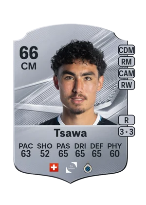 Tsawa - 66 - Rare EA FC 27 card