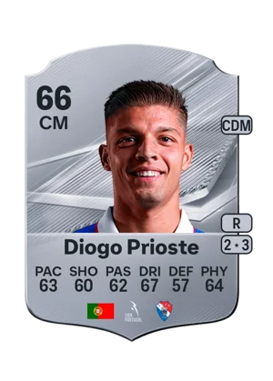 Diogo Prioste - 66 - Rare EA FC 27 card