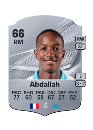 Abdallah - 66 - Rare EA FC 27 card