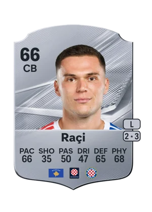 Raçi - 66 - Rare EA FC 27 card