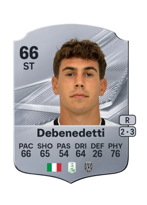 Debenedetti - 66 - Rare EA FC 27 card