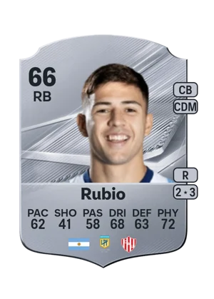 Rubio - 66 - Rare EA FC 27 card