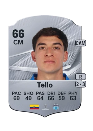 Tello - 66 - Rare EA FC 27 card