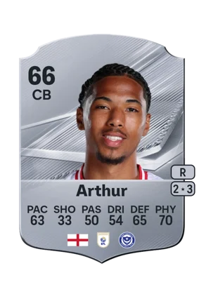 Arthur - 66 - Rare EA FC 27 card