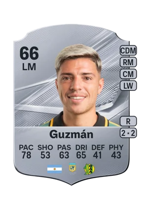 Guzmán - 66 - Rare EA FC 27 card