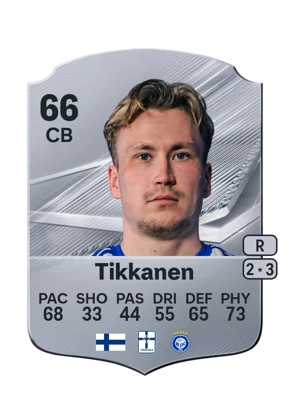 Tikkanen - 66 - Rare EA FC 27 card