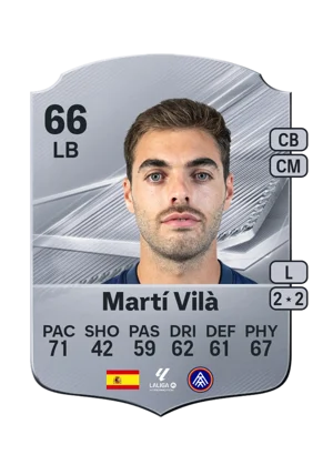 Martí Vilà - 66 - Rare EA FC 27 card