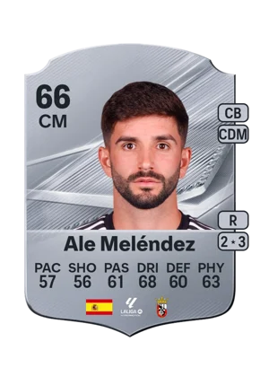 Ale Meléndez - 66 - Rare EA FC 27 card