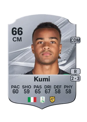Kumi - 66 - Rare EA FC 27 card