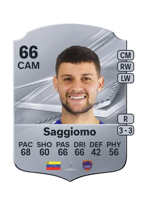 Saggiomo - 66 - Rare EA FC 27 card
