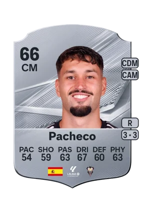 Pacheco - 66 - Rare EA FC 27 card