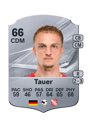 Tauer - 66 - Rare EA FC 27 card