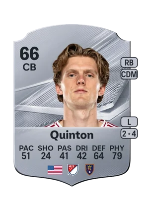 Quinton - 66 - Rare EA FC 27 card
