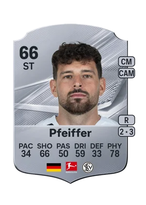 Pfeiffer - 66 - Rare EA FC 27 card