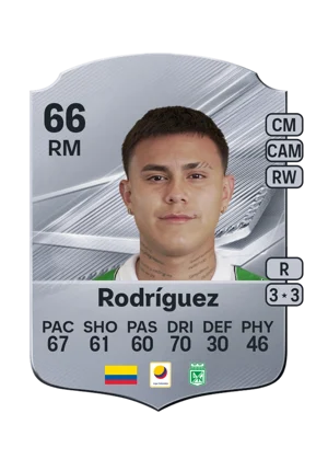 Rodríguez - 66 - Rare EA FC 27 card
