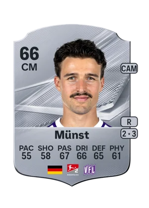Münst - 66 - Rare EA FC 27 card