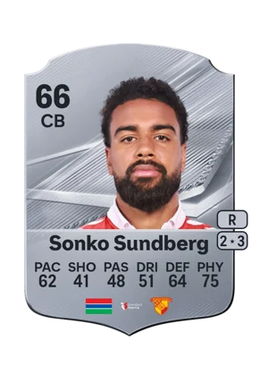 Sonko Sundberg - 66 - Rare EA FC 27 card