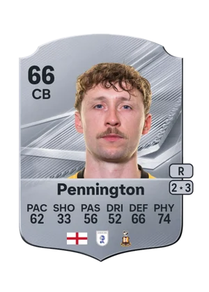 Pennington - 66 - Rare EA FC 27 card