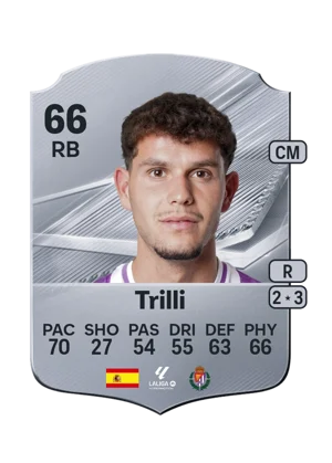 Trilli - 66 - Rare EA FC 27 card