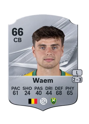 Waem - 66 - Rare EA FC 27 card