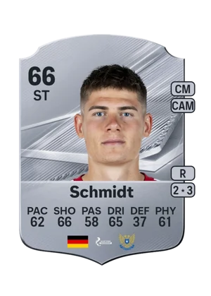 Schmidt - 66 - Rare EA FC 27 card