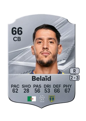 Belaïd - 66 - Rare EA FC 27 card