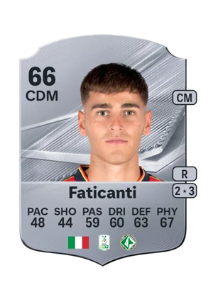 Faticanti - 66 - Rare EA FC 27 card