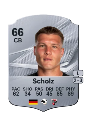 Scholz - 66 - Rare EA FC 27 card