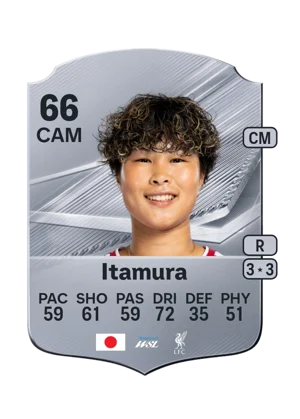 Itamura - 66 - Rare EA FC 27 card