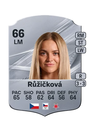 Růžičková - 66 - Rare EA FC 27 card