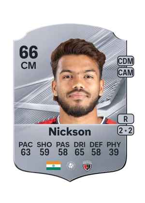 Nickson - 66 - Rare EA FC 27 card