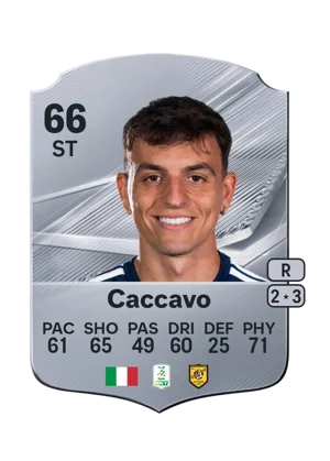 Caccavo - 66 - Rare EA FC 27 card