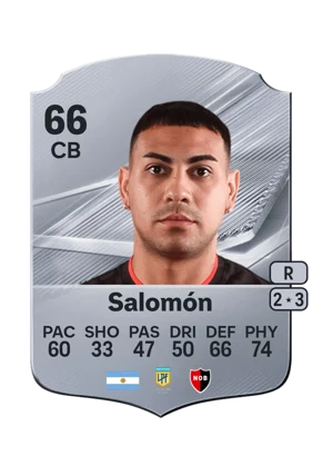 Salomón - 66 - Rare EA FC 27 card