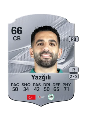 Yazğılı - 66 - Rare EA FC 27 card