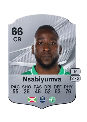 Nsabiyumva - 66 - Rare EA FC 27 card