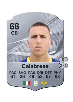 Calabrese - 66 - Rare EA FC 27 card