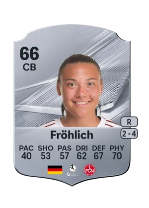 Fröhlich - 66 - Rare EA FC 27 card