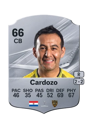 Cardozo - 66 - Rare EA FC 27 card