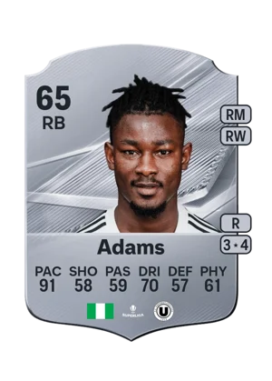 Adams - 65 - Rare EA FC 27 card