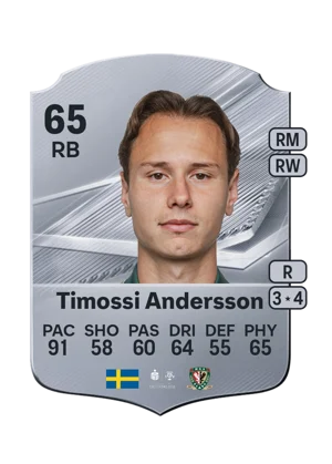 Timossi Andersson - 65 - Rare EA FC 27 card