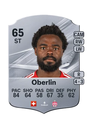 Oberlin - 65 - Rare EA FC 27 card