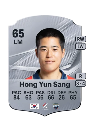 Hong Yun Sang - 65 - Rare EA FC 27 card