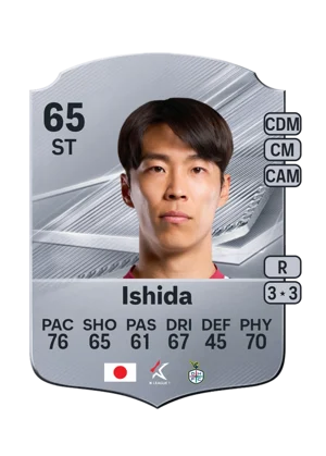Ishida - 65 - Rare EA FC 27 card