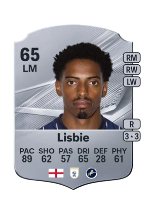 Lisbie - 65 - Rare EA FC 27 card
