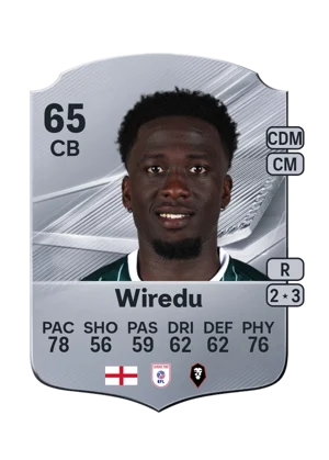 Wiredu - 65 - Rare EA FC 27 card