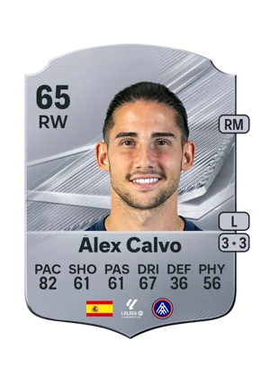Álex Calvo - 65 - Rare EA FC 27 card