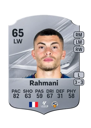 Rahmani - 65 - Rare EA FC 27 card