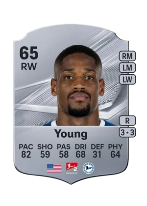Young - 65 - Rare EA FC 27 card