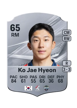 Ko Jae Hyeon - 65 - Rare EA FC 27 card